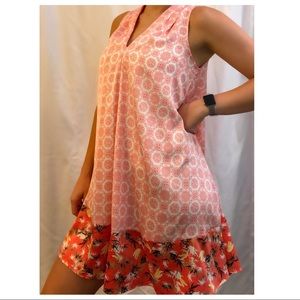 Peter Som DesignNation Trapeze Orange Dress